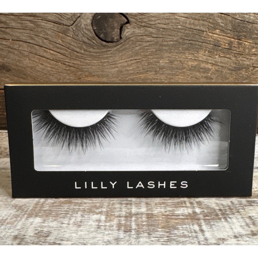 Lilly Lashes BOSTON Faux Mink Premium Synthetic Lashes 1 Pair Cruelty Free - $28
